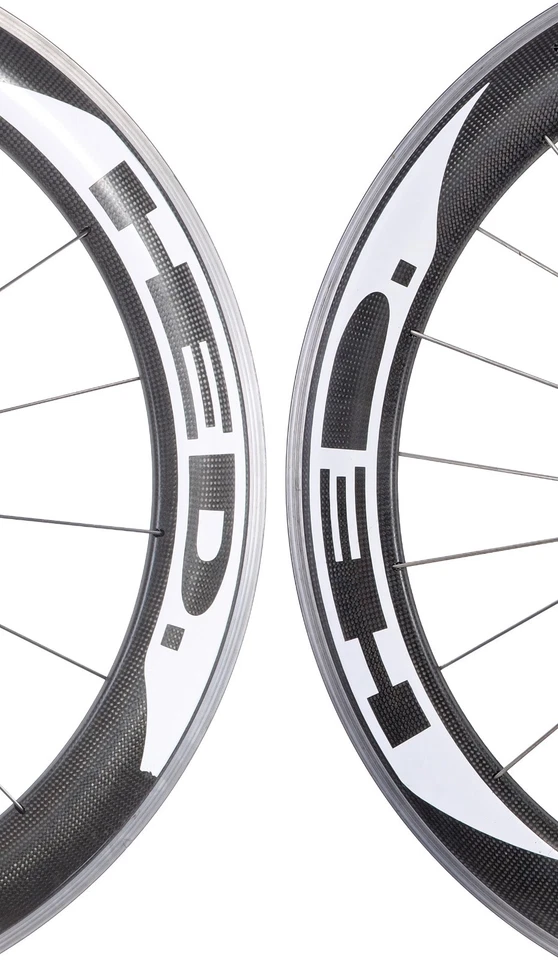 Juego de ruedas de bicicleta de carretera cubierta/carbono HED Jet 6 Shimano 10s 700c freno de llanta QR Foto 4 de 4