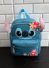 Bioworld Disney's Lilo & Stitch Big Face Mini Backpack with Ears | NWT