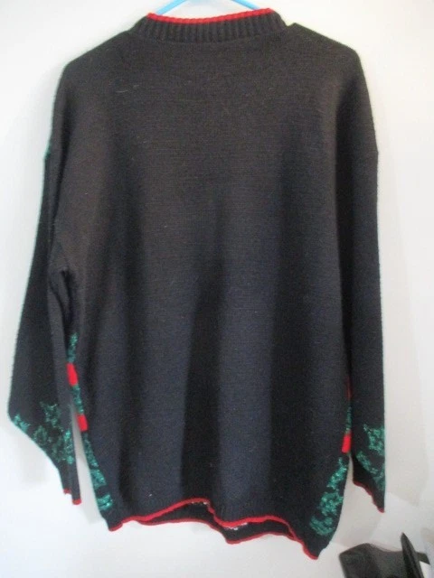 H&M Oversized Long Sleeve Knit Sweater Size XL Oversized  Holiday - Image 3 of 3