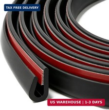 Self-Adhesive Car Door Edge Guards - U Channel Rubber Edge Trim for Metal Edge P