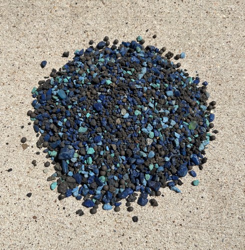 1lb Aquarium Gravel Blue Gravel And Aqua Plant Substrate Mix Fish Tank Gravel
