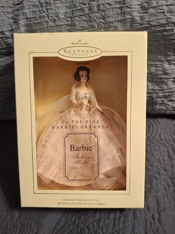 Hallmark Barbie In The Pink Ornament 2002 Fashion Collection