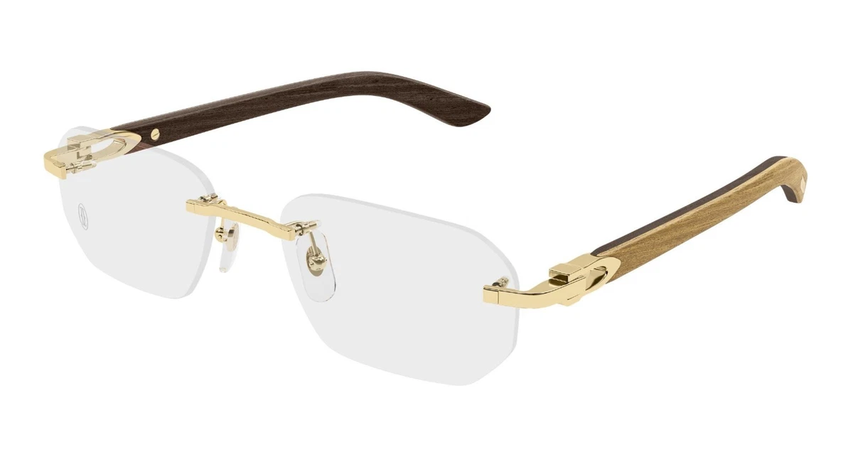 Las mejores ofertas en Cartier oro de madera Marcos de Anteojos | eBay