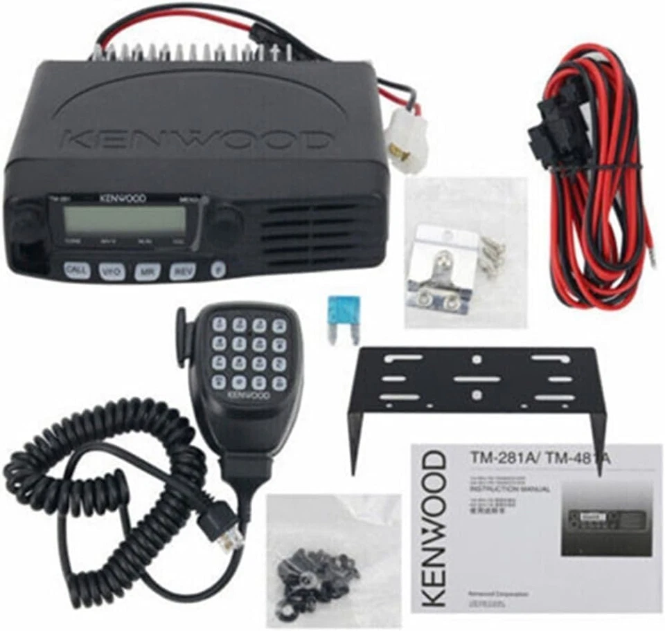 Radio Móvil VHF TM-281A 65W, 136-174MHz Transceptor FM para Coche/Camión, 10-50K... Foto 2 de 4