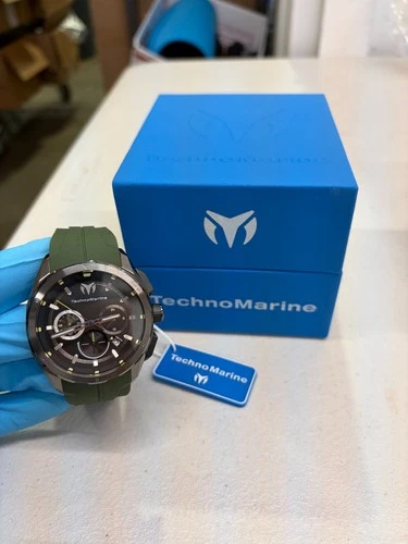 Technomarine TM-318100 - Men's Ocean Nomad Chrono Watch - Grey/Black/Green