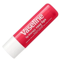 Vaseline Lip Therapy Rosy Lips .16oz Pink Tinted Lip Balm Pure Petroleum Jelly