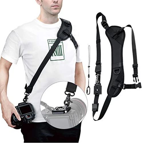 JJC Arac Swiss Camera Shoulder Strap Non-slip Quick Release Camera Sling Strap