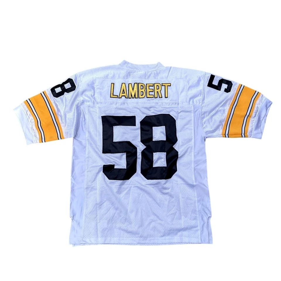 Mitchell And Ness 1975 Pittsburgh Steelers Jack Lambert #58 Throwbacks Talla 48 Foto 2 de 4