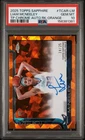 2025-2026 Liam McNeeley TCAR-LM Sapphire Orange Auto Rookie /25 PSA 10