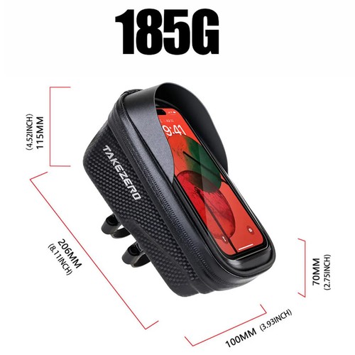 Bolsa rígida para bicicleta de montaña EVA - Bolsa de barra delantera de liberación rápida nueva - Imagen 5 de 13