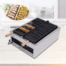 Commercial Electric 8 Holes Corn Hot Dog Maker Penis Shape Waffle Maker Machine/
