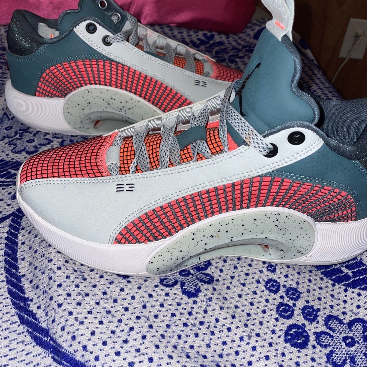 NIKE AIR JORDAN 35 LOW ジョーダンシルバー 27.5 Jordan 35 Low Light Silver Hasta for Sale | Authenticity