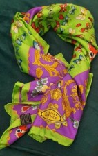 authentic  Versace Atelier Ladies Silk Scarf large Neverworn