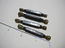 ESO thread plug gage M5x.5 5H GO NO GO knurled steel handle (SWISS MADE)