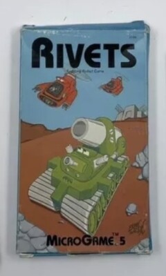 Rivets Microgame 5 Metagaming Fantasy Roboter Spiel Strategie Rollenspiel