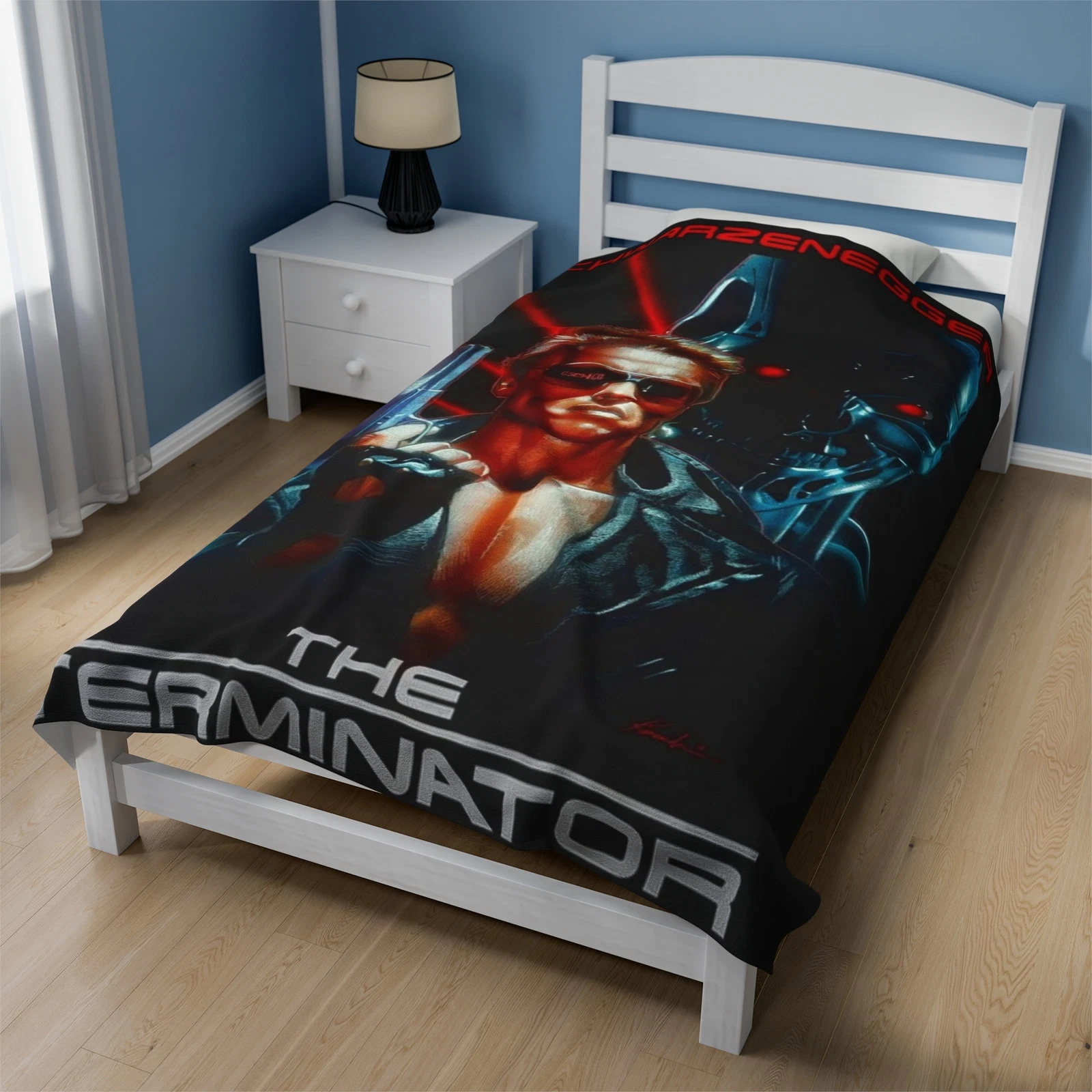 The Terminator Movie Plush Fleece Throw Blanket