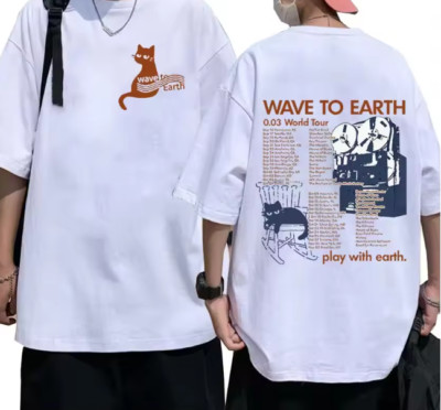 wave to earth 2024 0.03 World tour Tシャツ db81a252af9806b6cff2daa9b239f1
