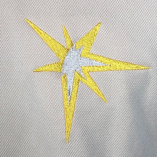 Tampa Bay Rays MLB Nike Golf Fit Dry XL Short Sleeve Athletic Polo Shirt MINT - Picture 2 of 8