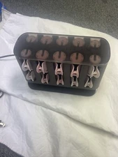 Remington H9100 Hot Rollers Complete sectioning clips 12 Large 8 Medium CLEAN