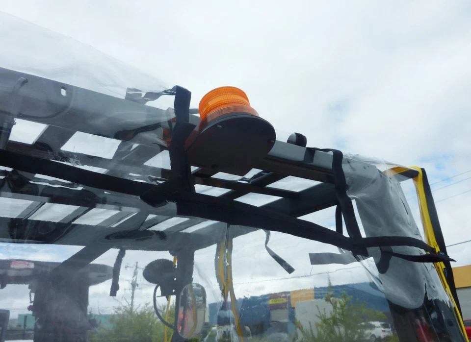 Full Forklift Cab Enclosure Cover Heavy Duty Clear Vinyl Fits Standard Models - Image 3 of 3