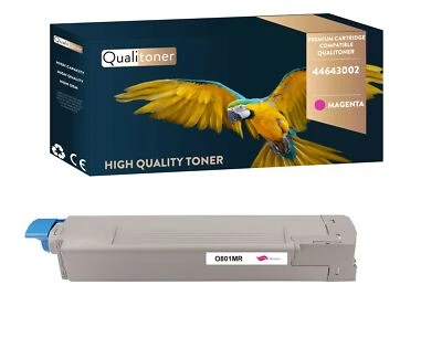 Toner OKI 44643002 Compatible Magenta x1 QUALITONER - Photo 1/4