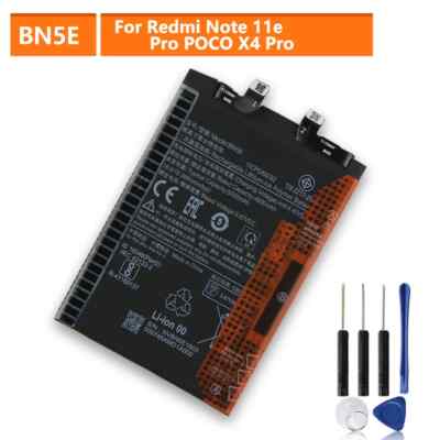 Replacement Phone Battery BN5E For Xiaomi Redmi Note 11e Pro POCO X4 Pro 4900mAh