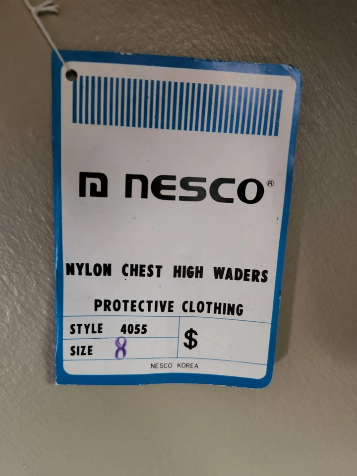 American Camper Fishing Chest Waders size 8 steel shank boot NWT - Image 4 of 4