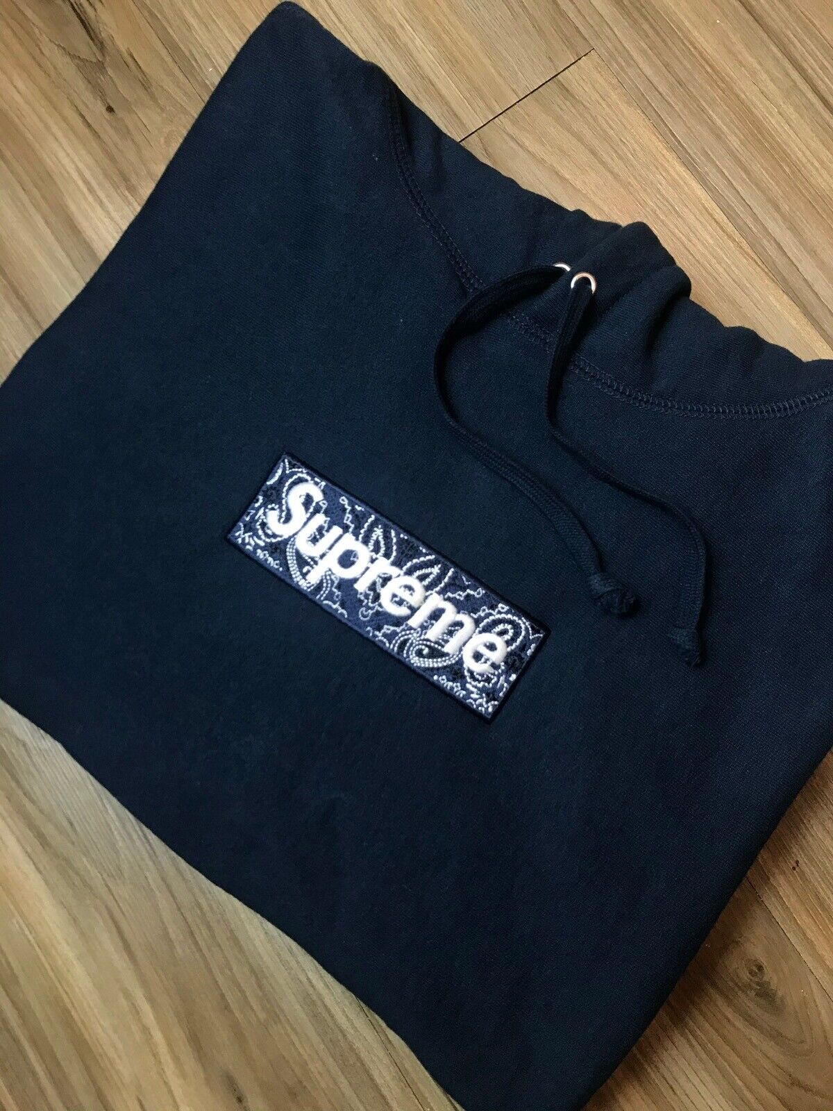 Supreme Bandana Box Logo Hooded Sweatshirt - Gem