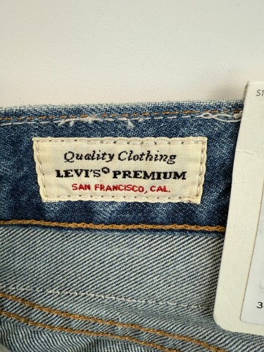 Levi's Premium Men Circular 501 Original Fit Straight Leg Jeans 32x32 Blue NWT - Picture 9 of 15