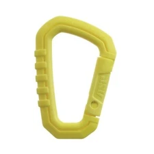 ASP 56218 Neon Yellow Large 3.5" Polymer Carabiner IDENTIFY AND CONNECT