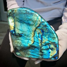 4.84LB Natural Labrador moonstone quartz free form mineral specimen 2.2kg