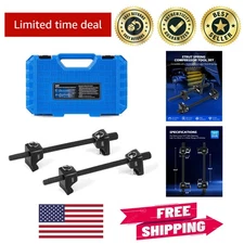 Durable 2pc Spring Compressor Set - Safe Compression with Secure Grip Technology