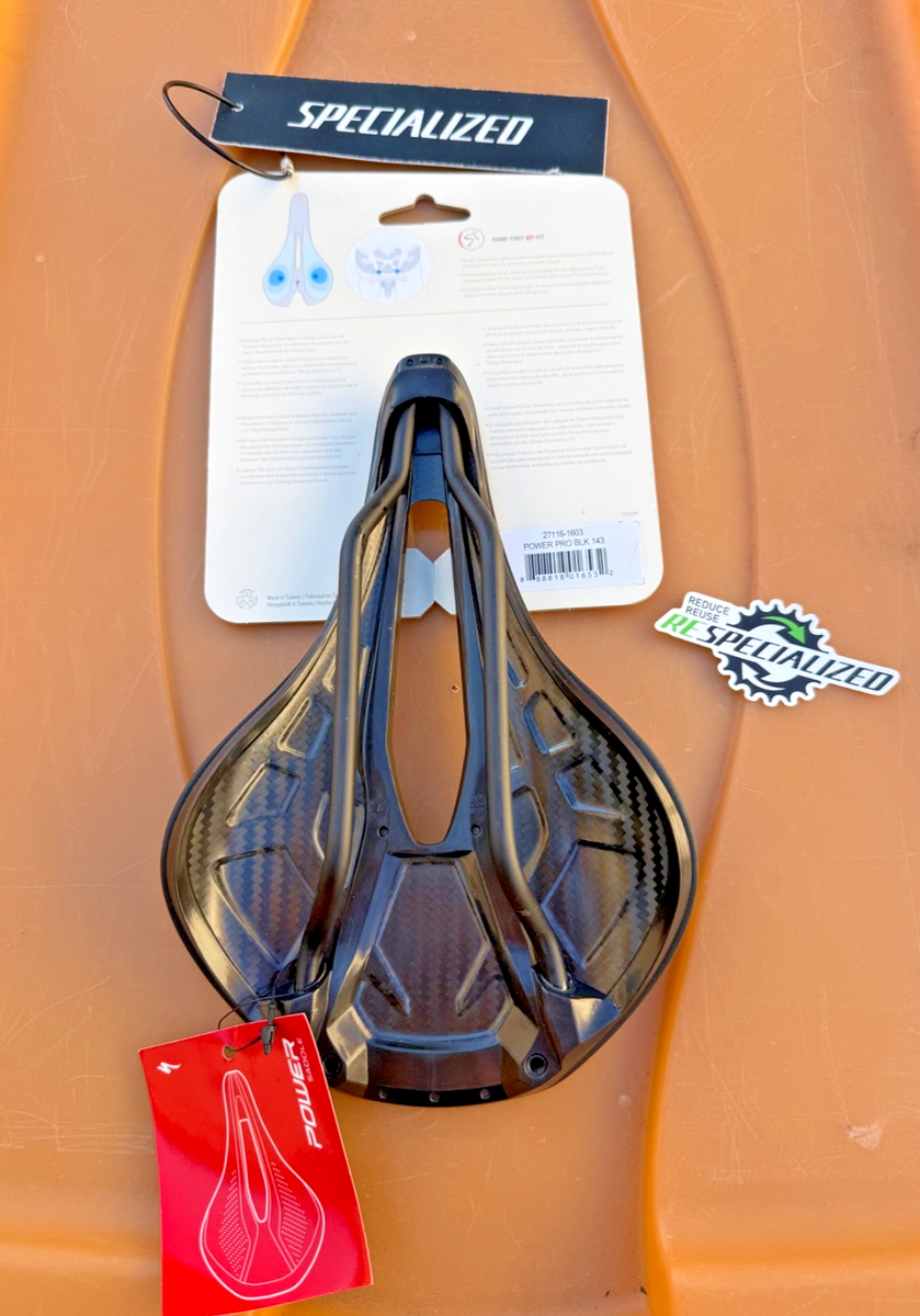 Specialized Power Pro Saddle Black 143mm Body Geometry (27116-1603