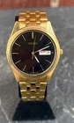 Seiko Watch Men's 37mm Black Dial 7N43-9048 Works Day/Date Do Not Work 4U2FIX