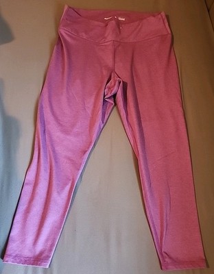 Old Navy Active Powersoft Leggings Women's XL PLUM/PINK Extra High Rise Go Dry