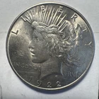 1922 Philadelphia Minted US Silver BU Peace Dollar very Hi  grade 😀😀