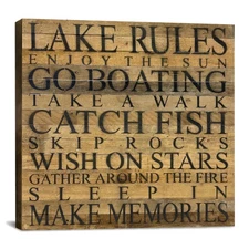 Vintage Reclaimed Wood Sign by Second Hand By Nature - 28 x 28 Handmade Rusti...