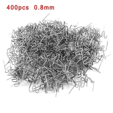 400PC 0.8mm Hot Stapler Staples For Plastic Welder Car Bumper Repair Kit