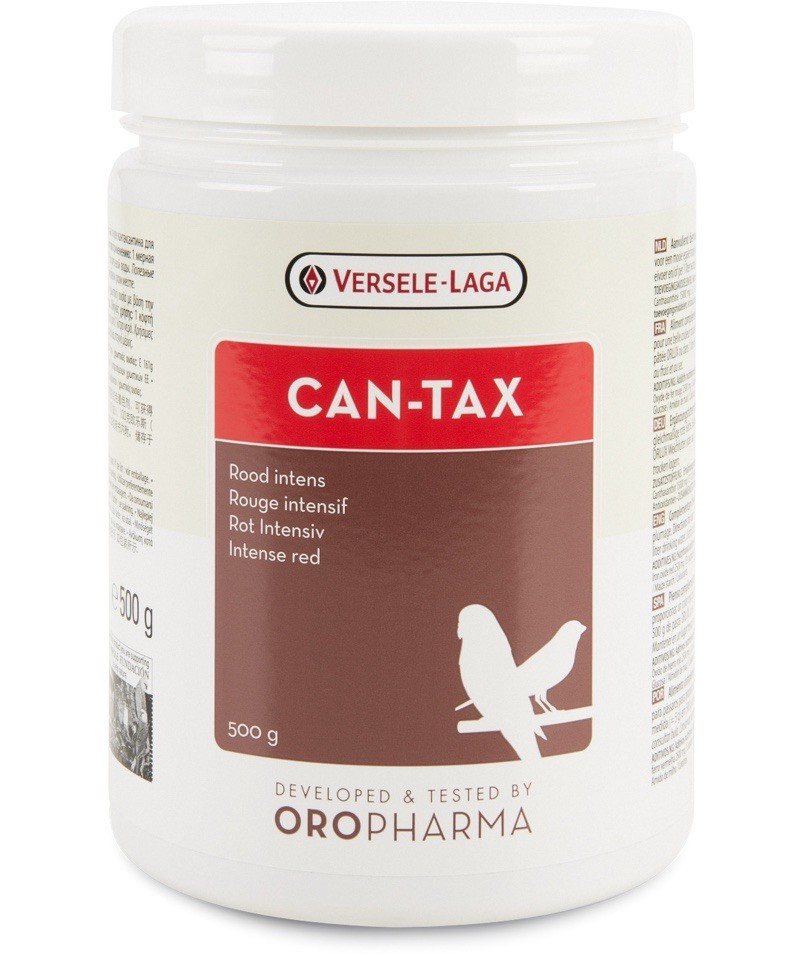 Can-Tax Versele-Laga colorant rouge oiseau de 500 g pour intensifier la pigmentation du plumage