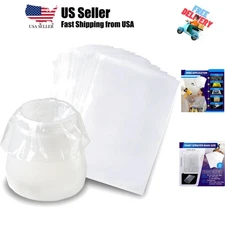 30 Pcs Paint Sprayer Bags, 7.8'' X 11.8'' Sprayer Cup Liners, Transparent Spr...