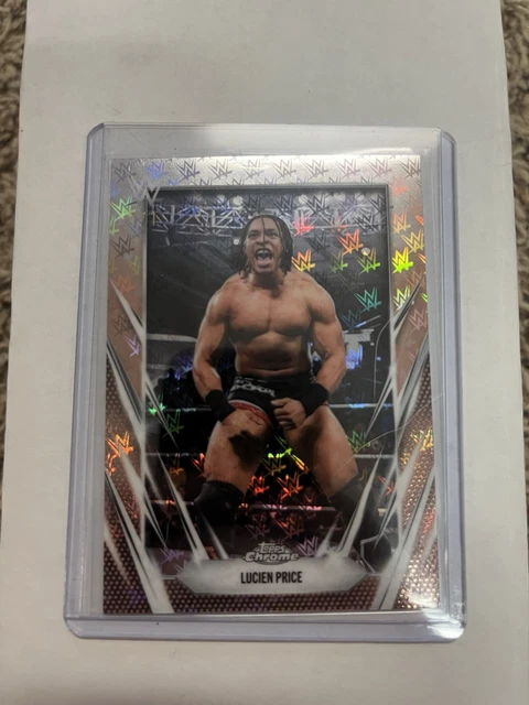 2026 Topps Chrome Lucien Price Rose Gold 1/1 Logofractor Wrestlemania WWE