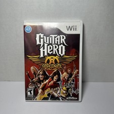 Guitar Hero: Aerosmith (Nintendo Wii, 2008) Tested And Working