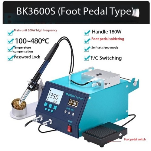 The BK3600S Automatic Soldering Machine Has A Foot-operated Soldering Station - Picture 2 of 17