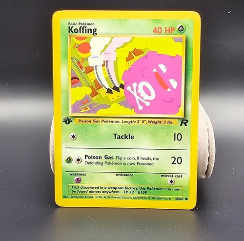 Koffing - 58/82 - Team Rocket - Pokemon Karte - NM - Bild 1 von 5