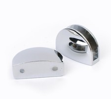 Shelf Support Brackets Glass Small Shelves Support Chrome Plated Brackets 2/4/8