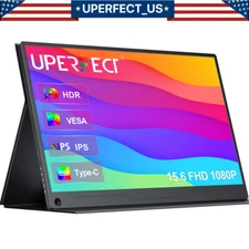 15.6" USB C HDR Mini Screen Display Portable Monitor 1080p 1920*1080P For HDMI