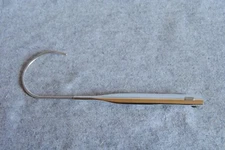 romco vintage aluminum eyeglass temple left silver 6-1/4