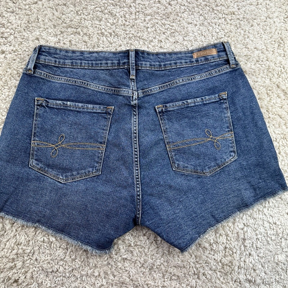 Denizen For Levi’s Womens Size 14 High Rise Jean Shorts Denim Stretch