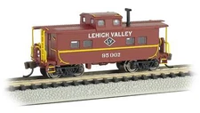 Bachmann 16867 N Scale Northeast Steel Caboose Lehigh Valley LV 95002