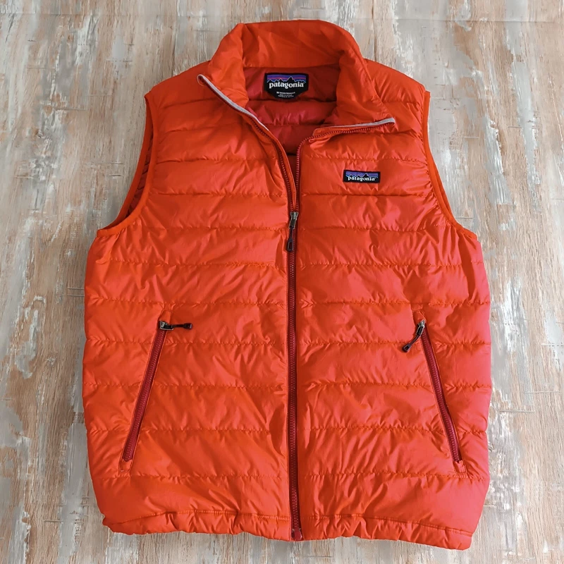 patagonia vest down puffer full zip jacket
